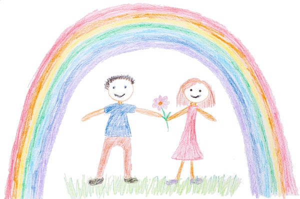Duha s dětmi